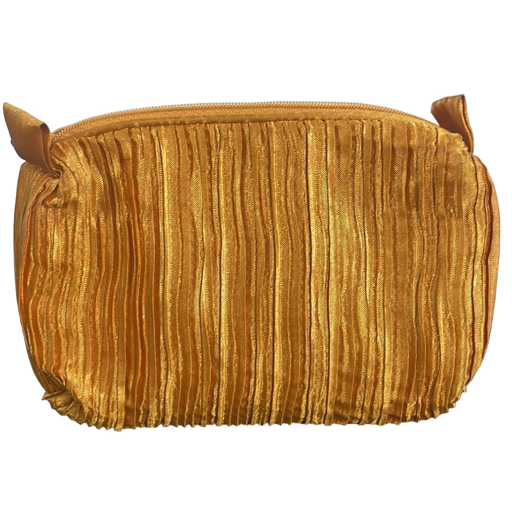 Gold Textured Makeup Case by Organza de Givenchy - Picture 3 of 4